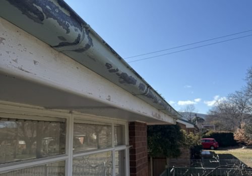 Paint Peeling off from gutters and fascia Paint Peeling off from gutters and fascia